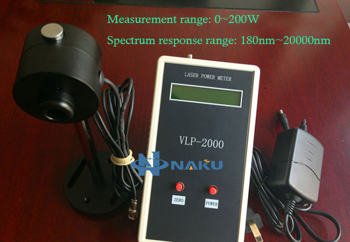 Laser power meter wide Rang 0~200W 180nm~20000nm High accuracy - 点击图像关闭